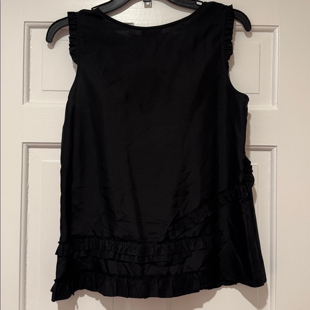 J.CREW SILK TOP WITH RUFFLE DETAIL - Picture 5 of 6